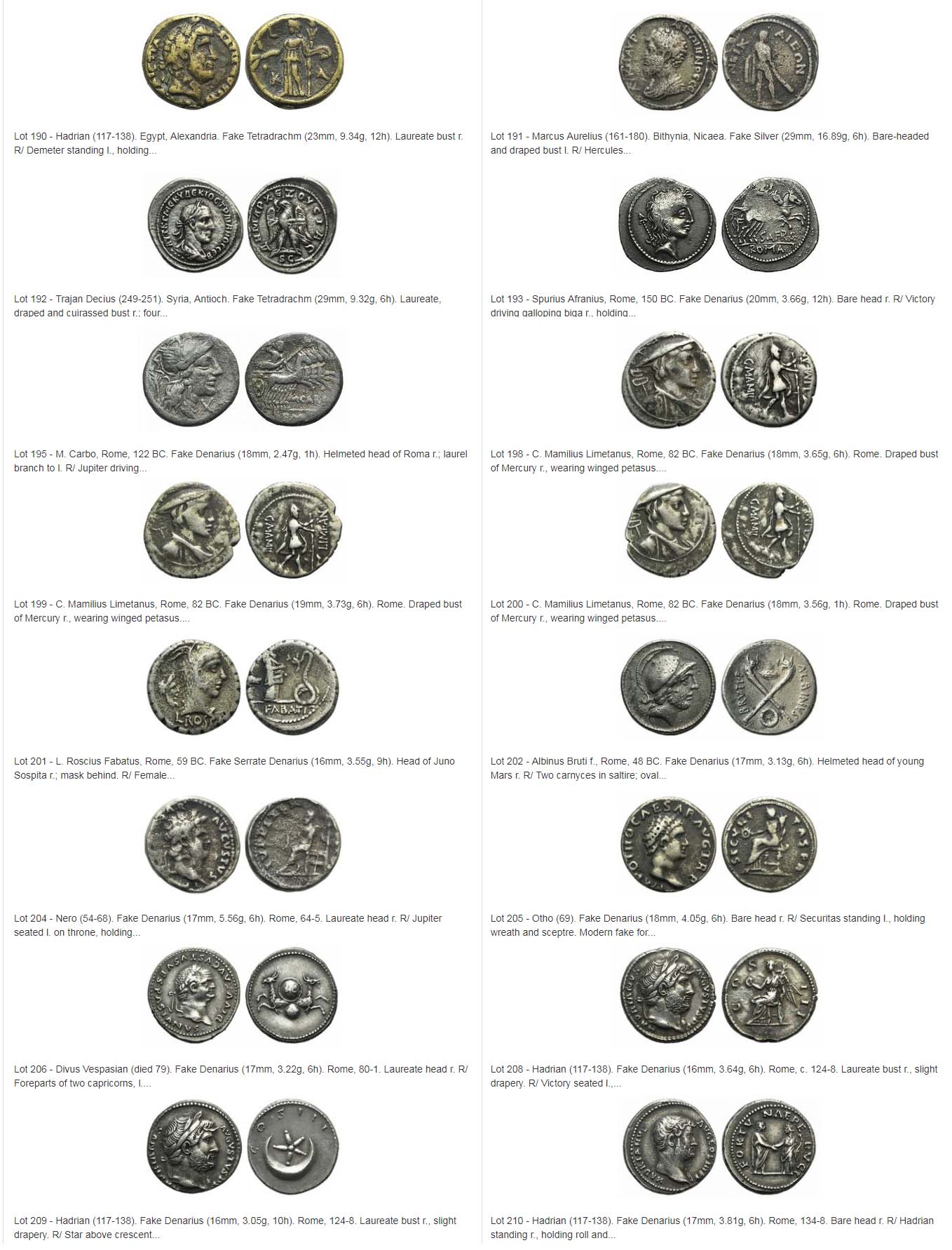 Posted-For-History-So-We-Remember-These:-Roma-Numismatics-Lot-Of-Copies